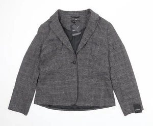 NEXT Womens Grey Polyester Blend Suit Jacket Size 14 - Picture 1 of 10