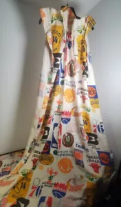 NBA Team Sears Perma-Prest Pair Of 1970’s Vintage Drapes 62"x 41" Basketball - Picture 1 of 12