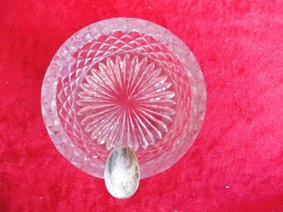 Bella, vecchio Posacenere, Spessore, Pesante Ciotola Con 925 Silber-Ablage - Immagine 1 di 4