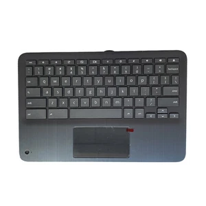 New For HP Chromebook X360 11 G3 EE Palmrest W/Keyboard Touchpad L92215-001 US - Picture 1 of 8