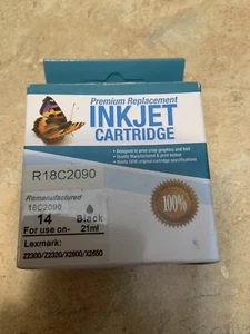 Premium Replacement Ink Jet Cartridge R18C2090 For 18C2090 - BLACK SEALED - Picture 1 of 2