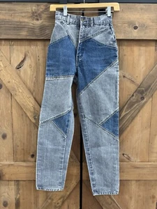 Vintage 80er Guess Georges Marciano Jeans High Waist Color Block Damen 24x28 - Bild 1 von 7