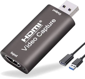 HDMI to USB Video Capture Card 1080P Recorder Phone Game Video Live Streaming US - Picture 1 of 5
