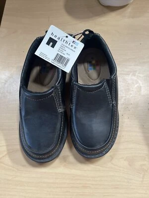 Healthtex Toddler Boys Dress Shoe Black size 8 Cushioned Arch Support New K10 - Image 1 of 3
