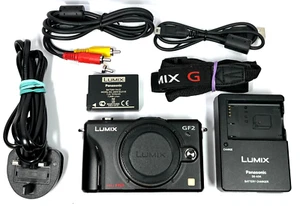Excelente/en caja Panasonic LUMIX DMC-GF2 cuerpo de cámara **1984 disparos** #1595 - Imagen 1 de 12