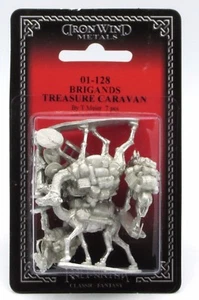 Ral Partha 01-128 Brigand's Treasure Caravan (NPC Encounters) Pack Animals NIB - Picture 1 of 3