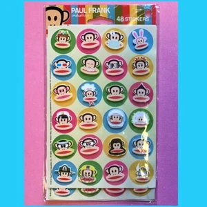 Paul Frank Stickers Small 3D Julius Monkey 48 Stickers 2010 American Greetings - Picture 1 of 5