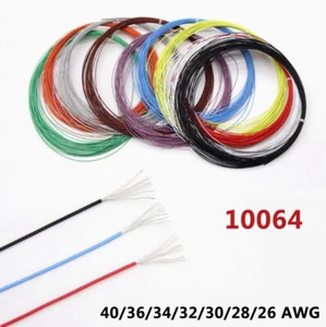 10064 PTFE Electric Wire Extra Fine Flexible Cable 7-Conductor Tin Copper Wires - Picture 1 of 9