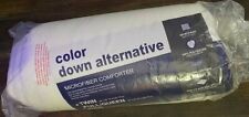 Microfiber Color Down Alternative Comforter White Full/Queen