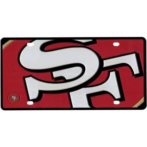 San Francisco 49ers Full Color Mega Inlay License Plate - Picture 1 of 1