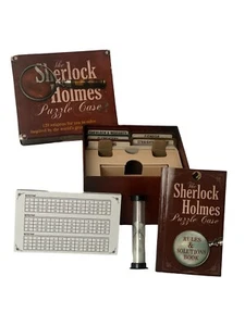 The Sherlock Holmes Puzzle Case Game - 120 Enigmas to solve Complete - Picture 1 of 5