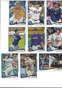 2014 Topps Update San Diego Padres Team Set 9 Francoeur Jace Peterson Solarte - Imagen 1 de 1