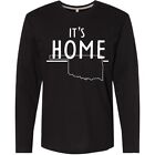 Inktastic It's Home- State Of Oklahoma Outline Long Sleeve T-Shirt City Born Jc