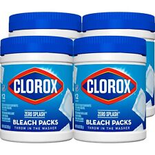 Clorox Zero Splash Bleach Packs - Laundry Pods, 4 Pack