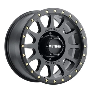 Method MR305 NV 18x9 +18mm Offset 8x6.5 130.81mm CB Matte Black Wheel - Picture 1 of 2