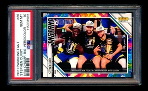 2021-22 PANINI INSTANT STEPHEN CURRY VERSICOLOR 4TH TITLE WARRIORS #2/5 PSA 10! - Picture 1 of 2