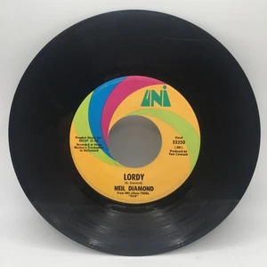 Alte 45 RPM Schallplatte - Uni 55250 - Neil Diamond - Cracklin' Rosie / Lordy - Bild 1 von 2