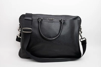 Coach Black Leather Beckett Slim Briefcase Bag F68030 - Image 1 of 4