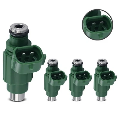 Inyector de combustible 4 piezas para Mitsubishi Lancer Outlander 2004 naturalmente aspirado 2,4 L Foto 1 de 4