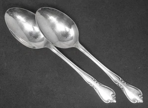Stainless Steel Good Quality Soup Spoon set of 2. 7" Long - Picture 1 of 1