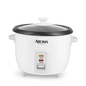 Housewares 6-cup (cooked) 1.5 Qt. One Touch White (ARC-363NG), 6 Rice Cooker - Picture 1 of 7