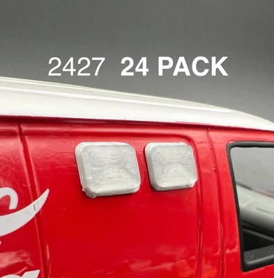 Paquete de 24 luces de advertencia transparentes para ambulancia 1/24 25 Whelen 900 EMS policía bomberos Foto 1 de 4