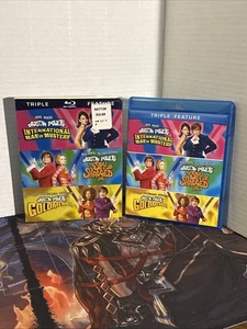 Austin Powers Triple Feature 3 movie trilogy set ( Blu-ray 2002 ) w/ slipcover - Picture 1 of 18