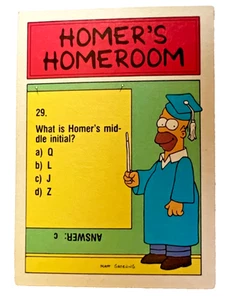 The Simpsons 1991 Twentieth Century Fox Film Gafney Topps Matt Groening card 61 - Picture 1 of 7