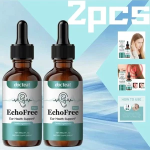 2PCS Echo Free Tinnitus Drops, EchoFree Tinnitus Relief for Ringing Ears - Picture 1 of 15