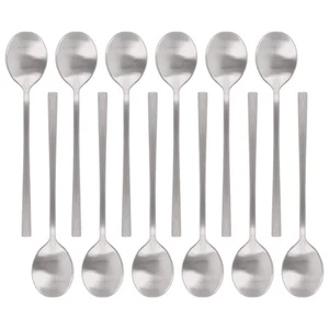 12x Edelstahl Teelöffel 14,5 cm Silber Küche Tisch Besteck Kaffeeservice - Bild 1 von 7