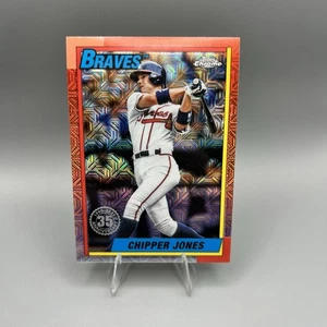 2025 Topps Series 1 - 1990 Topps Chrome Silver Pack Chipper Jones #T90C-62 - Picture 1 of 2