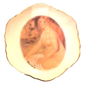 Lot 2 assiettes porcelaine Limoges déco murale – œuvres Auguste Renoir - Picture 1 of 10