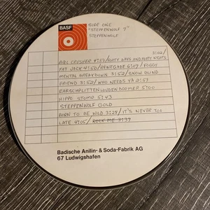 Steppenwolf Side 1 & Steppenwolf Gold Side 2 BASF Reel To Reel Home Recording - Imagen 1 de 3