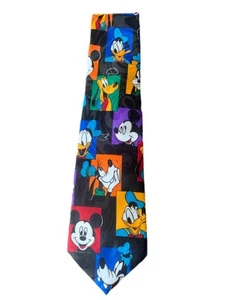 Pre Owned Men’s Mickey Unlimited Disney Tie Neck Tie Necktie - Picture 1 of 6