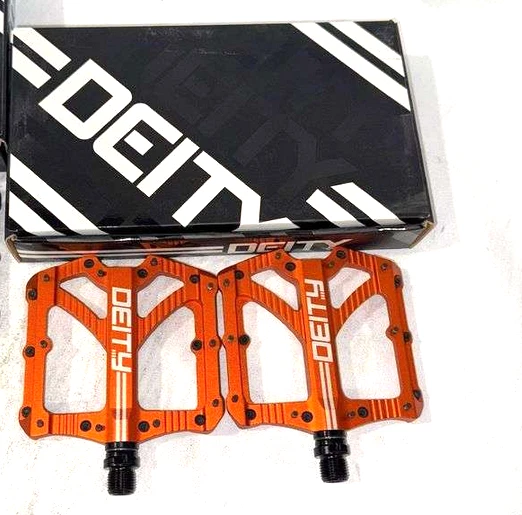 Nuevo Juego de Pedales Deity Bladerunner MTB Bicicleta de Montaña/Ciclismo, Naranja Foto 1 de 1