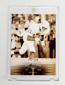 MINT #/ED GOLD PARALLEL 2011 Upper Deck Texas #51 Keith Cash TEXAS LONGHORNS  - Foto 1 di 2