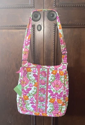 VERA BRADLEY Bolso Bandolera Cartera Hipster - Lilli Bell Rosa - Nuevo Foto 1 de 4