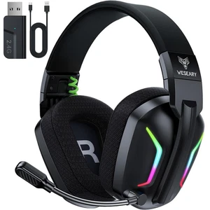 Weseary Wireless Gaming Headset WG1-7.1 Pro Bluetooth - OHNE DONGLE (GEBRAUCHT) - Bild 1 von 11