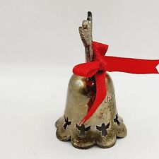 International Silver Co Silver Plated Vintage Christmas Bells Handmade Angels 