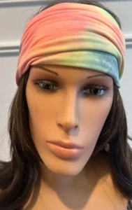 NUEVA DIADEMA DE 6"" DE ANCHO ELÁSTICA ORGÁNICA SÚPER SUAVE DE ALGODÓN - Imagen 1 de 2