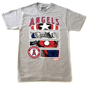 ANAHEIM ANGELS Official MLB Marvel Graphic Panels Team Spirit Tee Shirt S-2XL - Picture 1 of 1