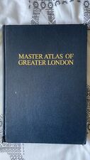 Master Atlas of Greater London Edition 7 1995 Leather Bounded Hardback