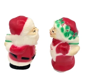 Vintage Santa & Mrs Claus Kissing Salt Pepper Shakers Jasco 1981 Hong Kong - Picture 1 of 8