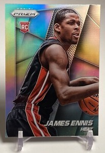 2014-15 Panini Prizm James Ennis Silver Rookie RC Card #274 W/Top Miami Heat