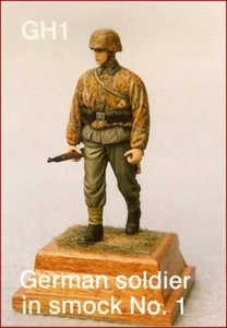 Hornet WWII German Soldier In Smock No. 1 1/35 Scale Metal Figure Model Kit - Picture 1 of 1