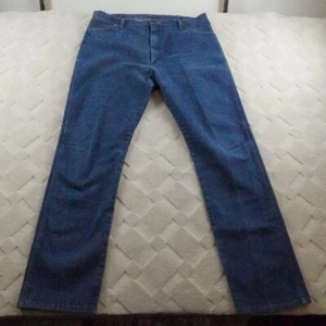 Jeans Wrangler vintage uomo 40x36 gamba dritta western cowboy blu denim - Foto 1 di 12