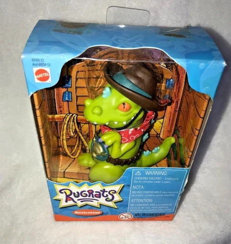 New VTG 1999 Mattel Nickelodeon Rugrats Western Reptar Dinosaur Figure  5"  ** Cover