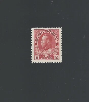 Canada 1917 Admiral 2c Carmine  #106 F/VF  MNH C$75 - Image 1 of 2
