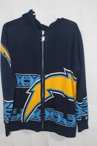 NFL Team Los Angeles Chargers Ugly Christmas Sweater Jacket Knit Football Cover