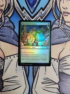 1x Blanchwood Armor FOIL - NM/M BRO MTG Magic Gathering - Picture 1 of 1